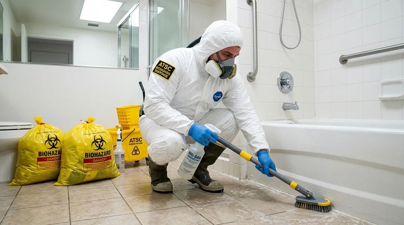 Decontamination equipment deployed for Blood Cleanup in Statesville